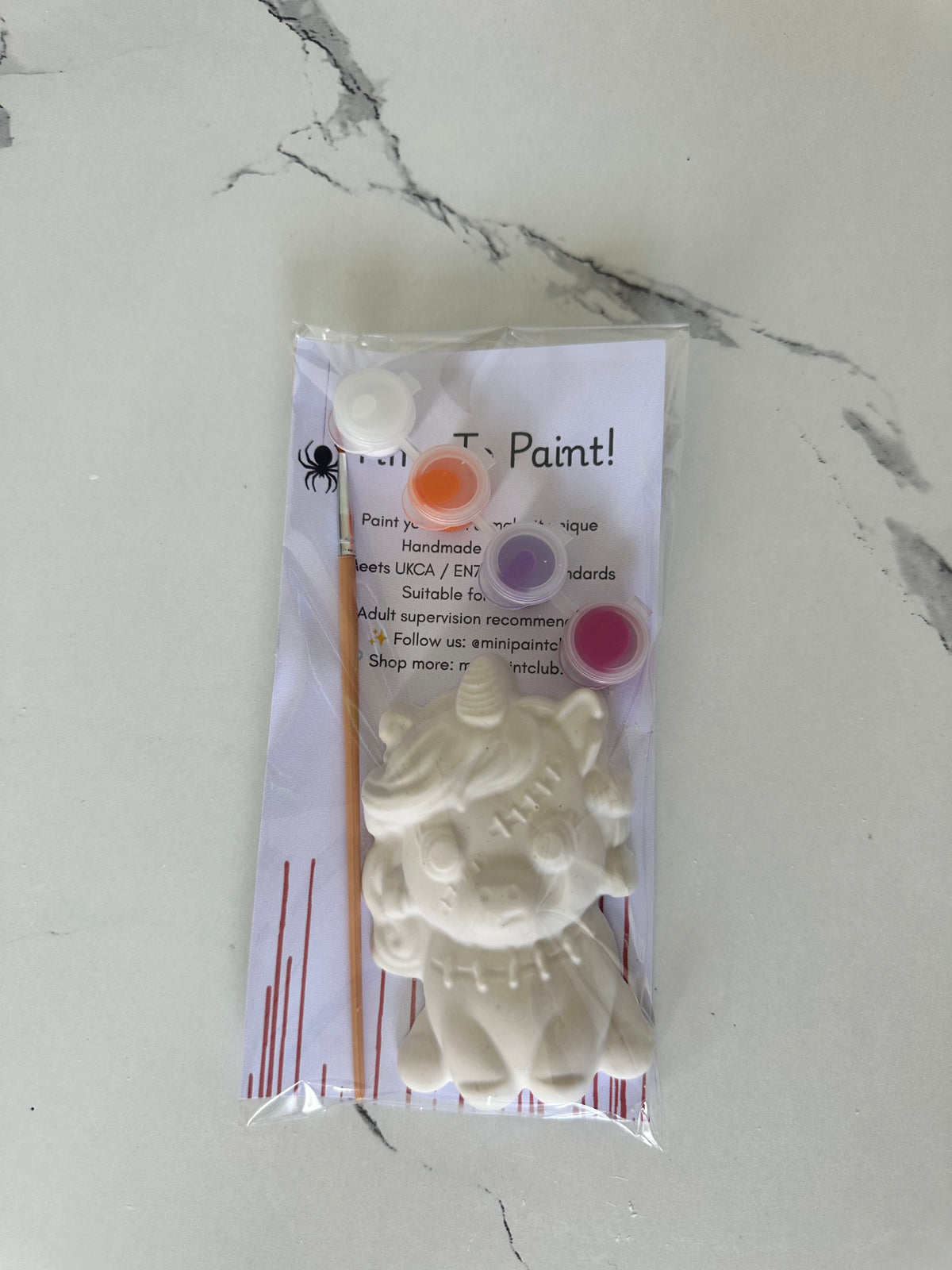Paint Your Own Scary Unicorn