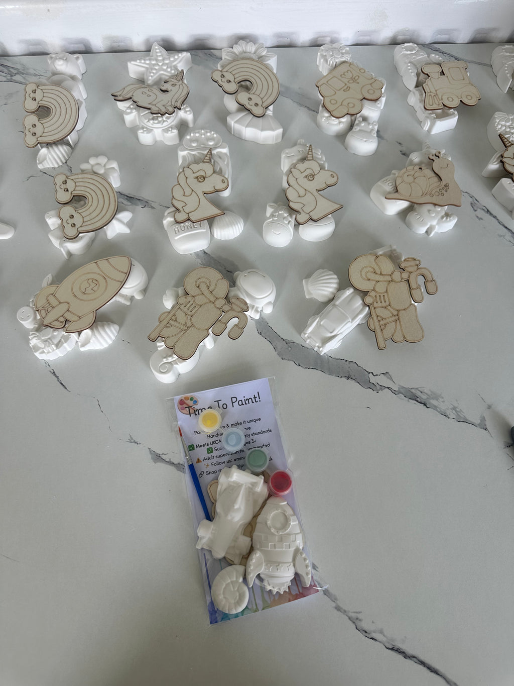 Everything Must Go-Imperfect Plaster Figures