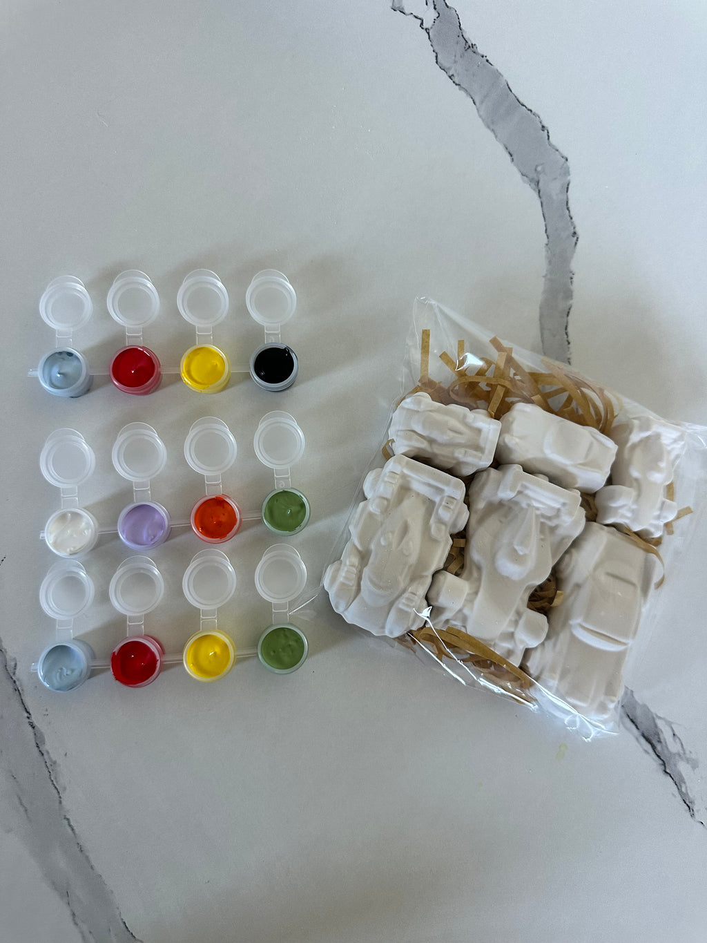 Paint Your Own Plaster Cars Kit