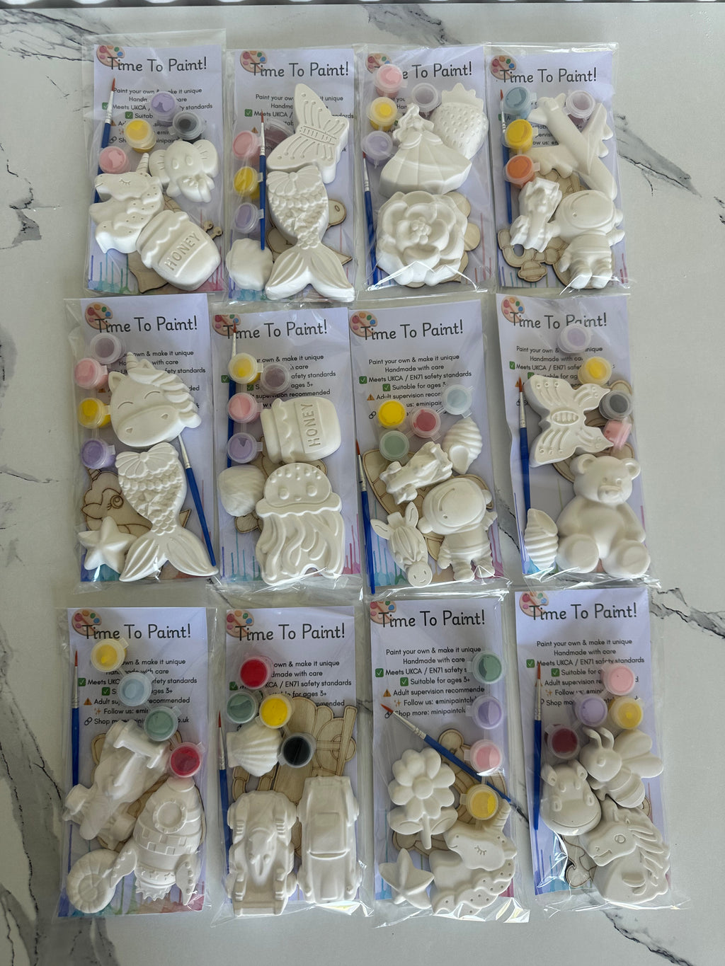 Everything Must Go-Imperfect Plaster Figures