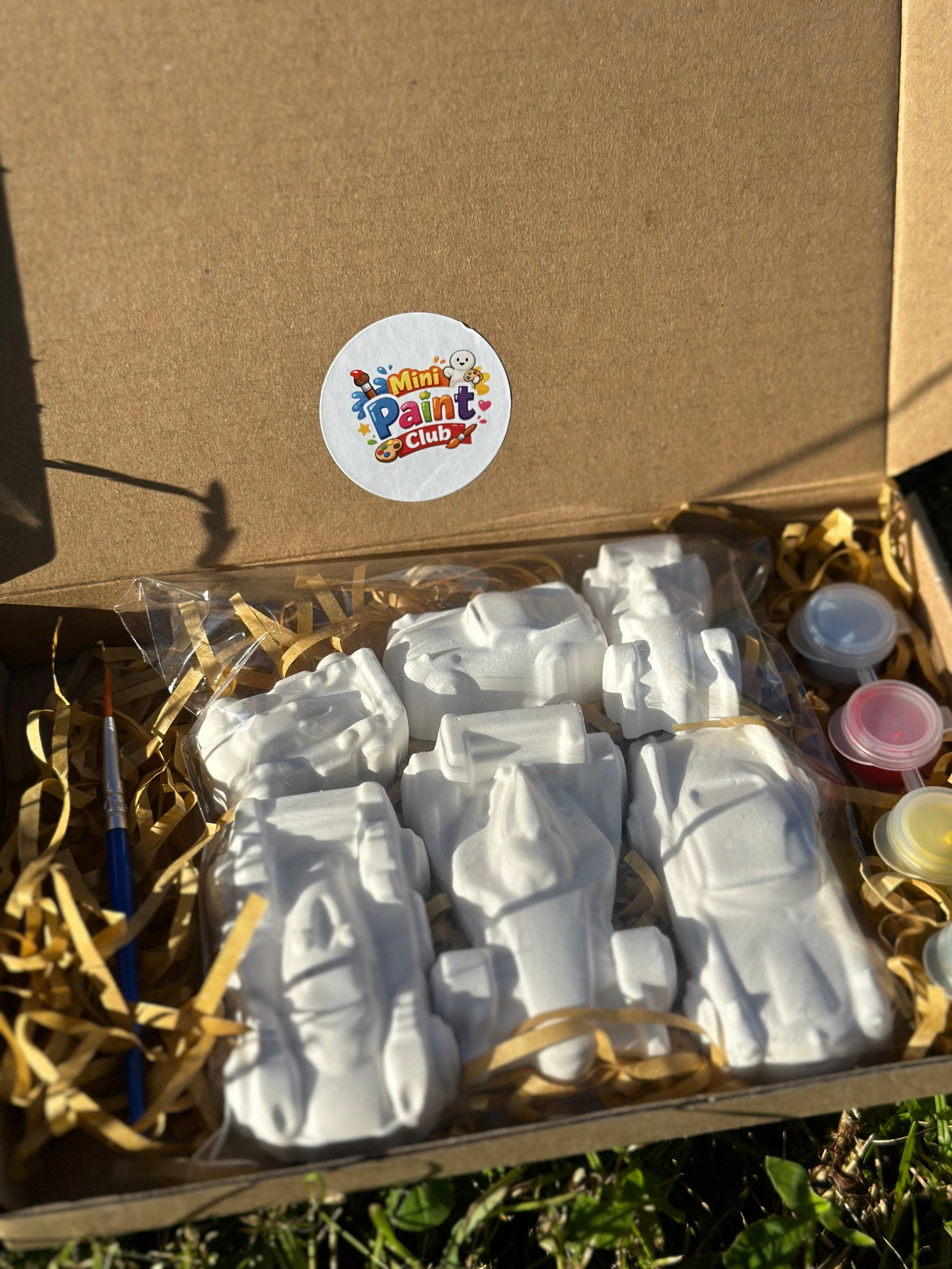 Paint Your Own Plaster Cars Kit