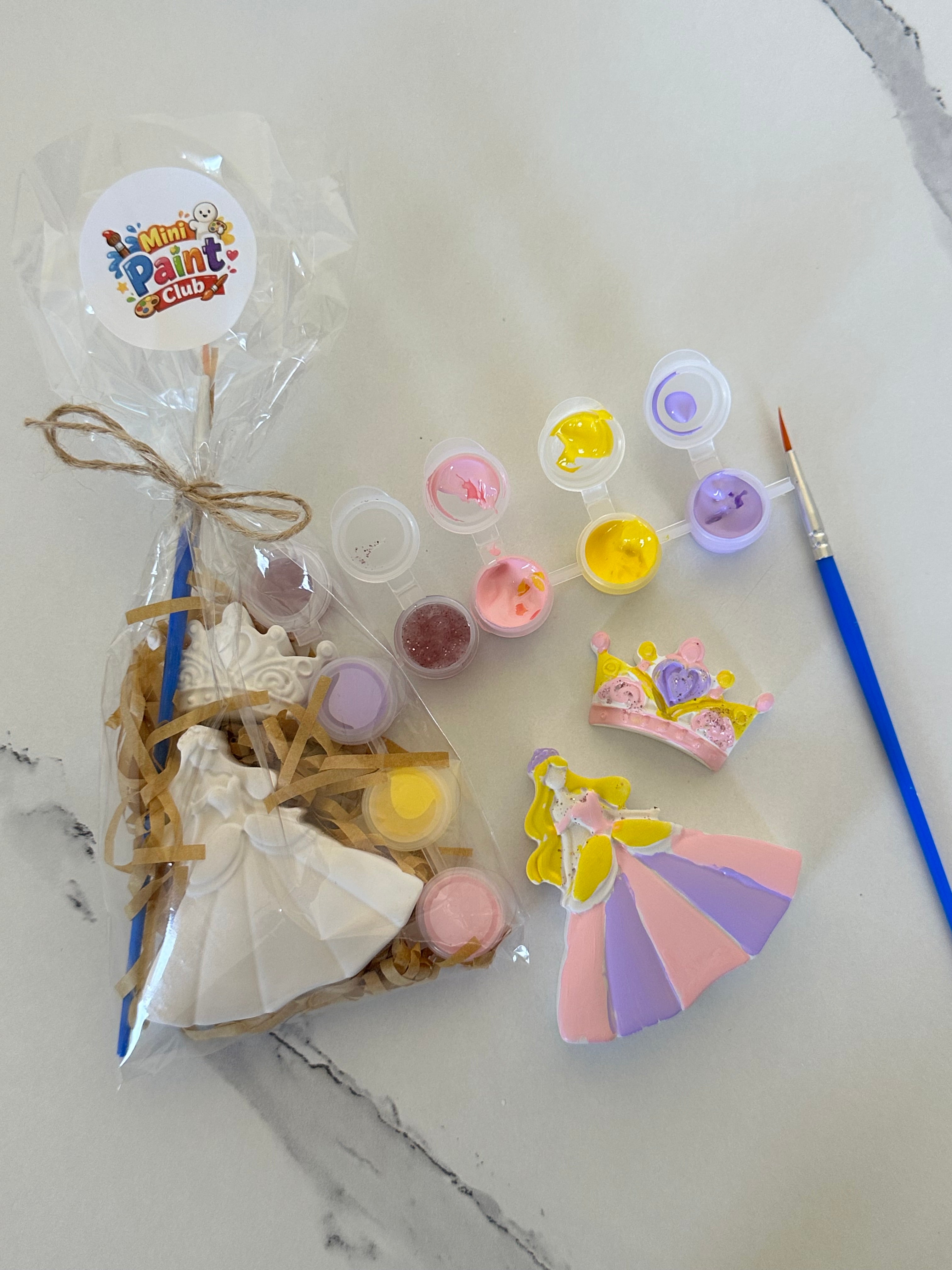 Plaster Painting Bag – Princess, Teddy, Transport & More