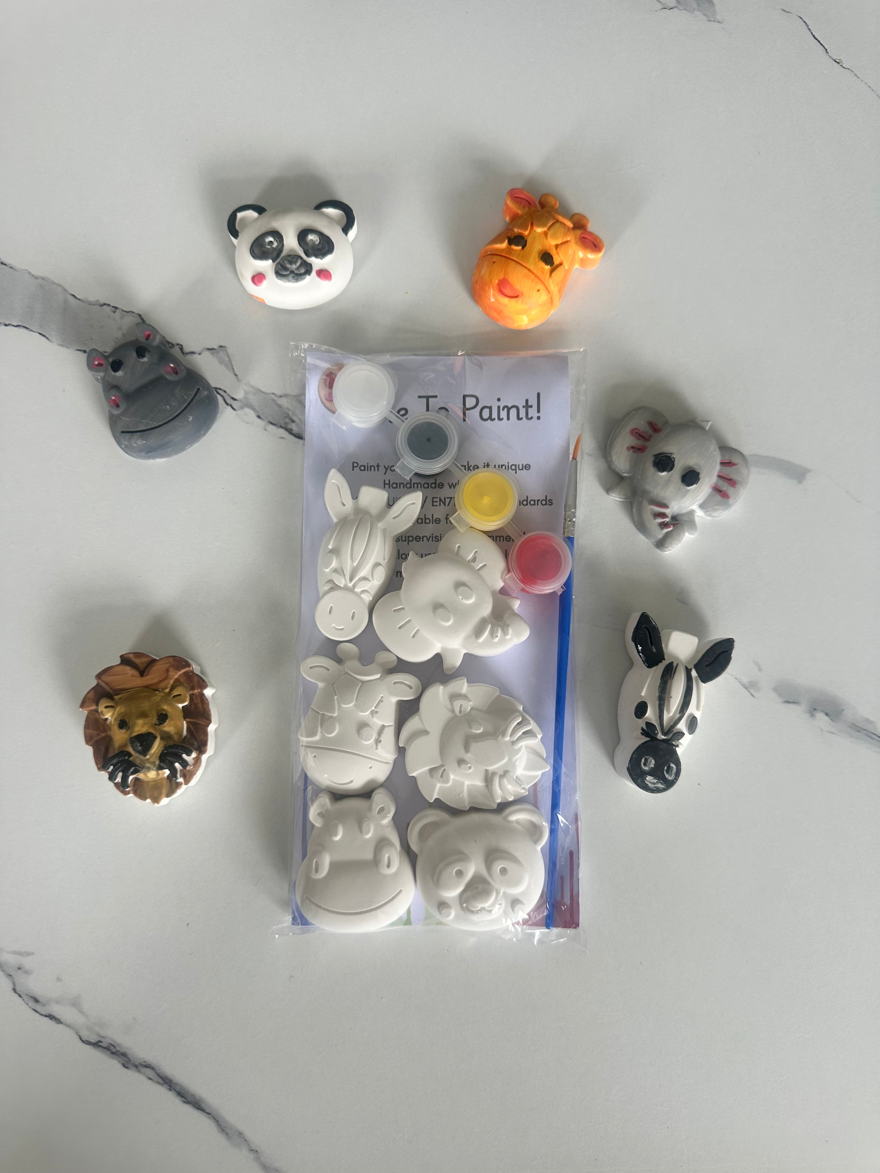 Paint Your Own Safari Animals Kit