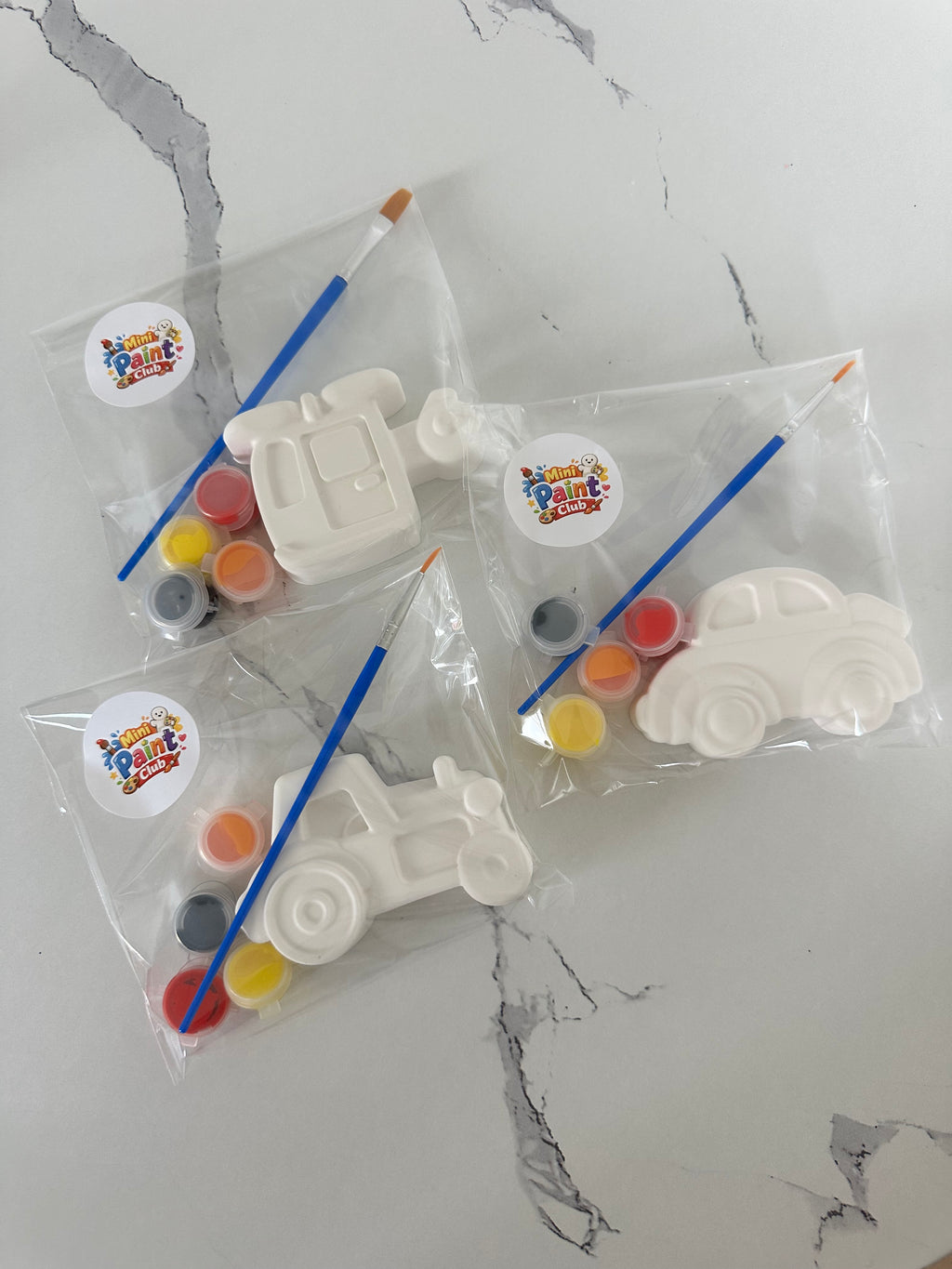 Plaster Painting Bag – Princess, Teddy, Transport & More