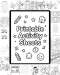Summer Printable Activity Sheets