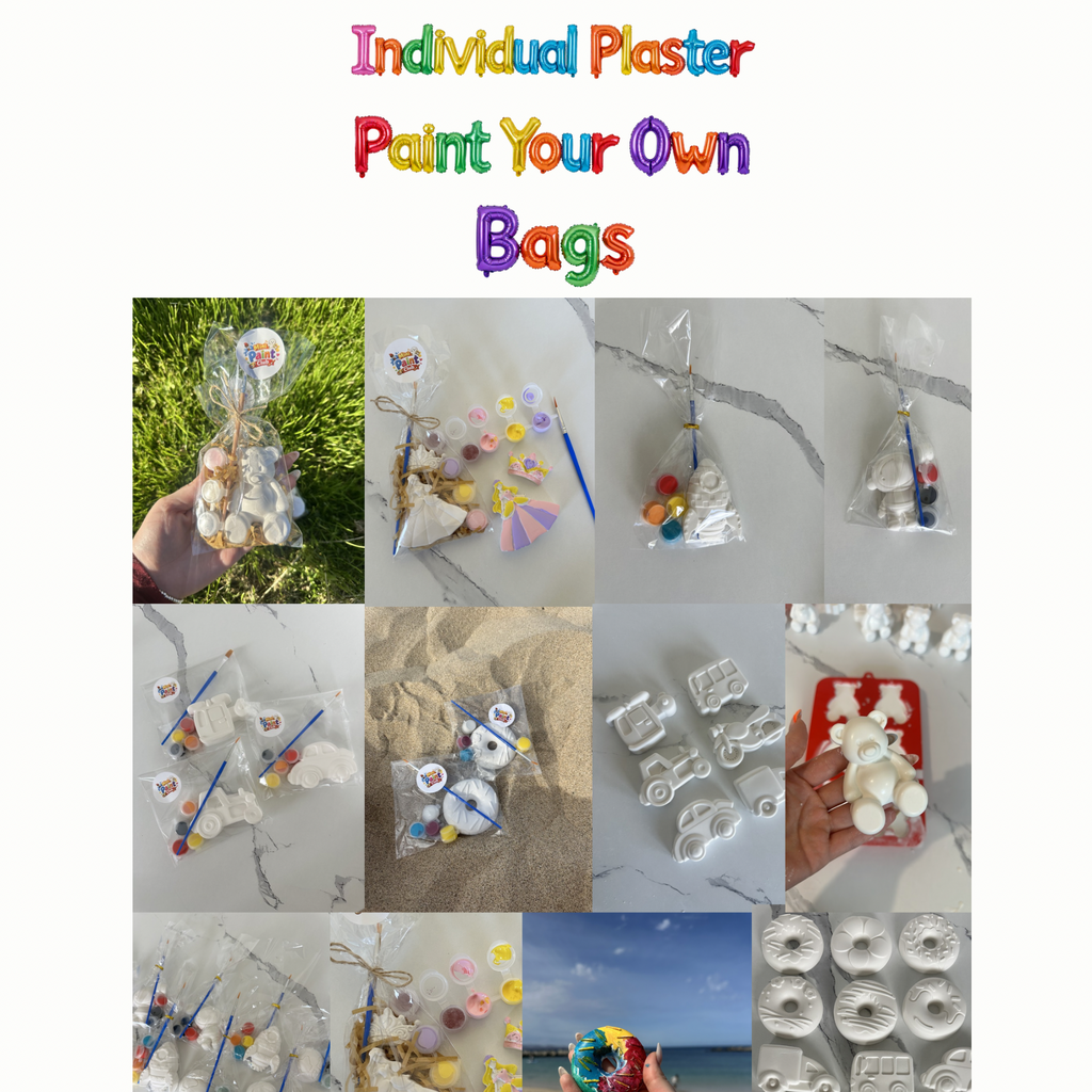 Plaster Painting Bag – Princess, Teddy, Transport & More